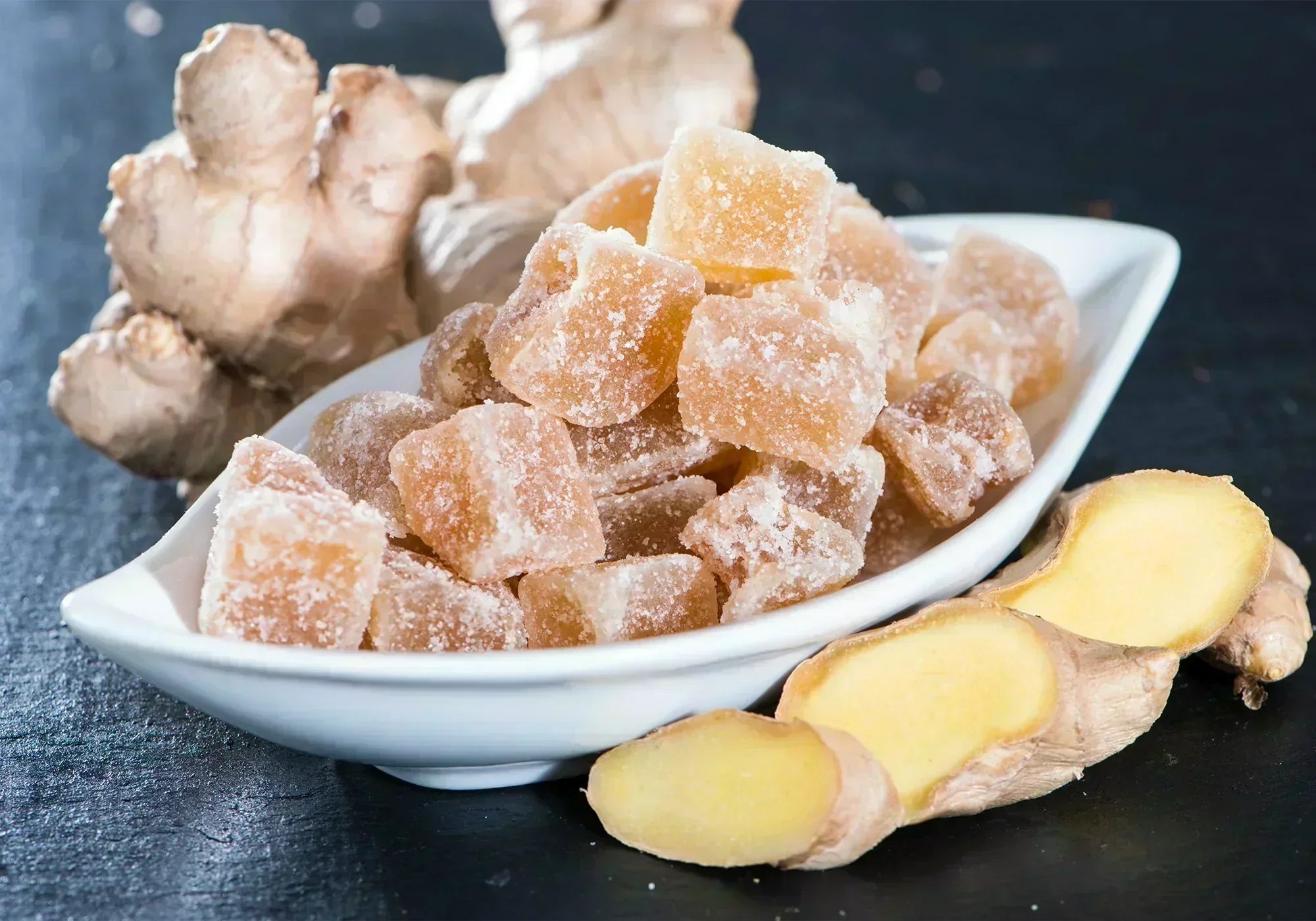 За какво помага захаросан джинджифил